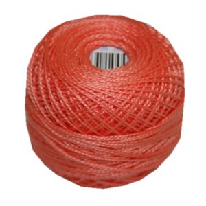 PERLOVKA Kreuzstichgarn Baumwolle Perlgarn 10g 85m altrosa (2342)