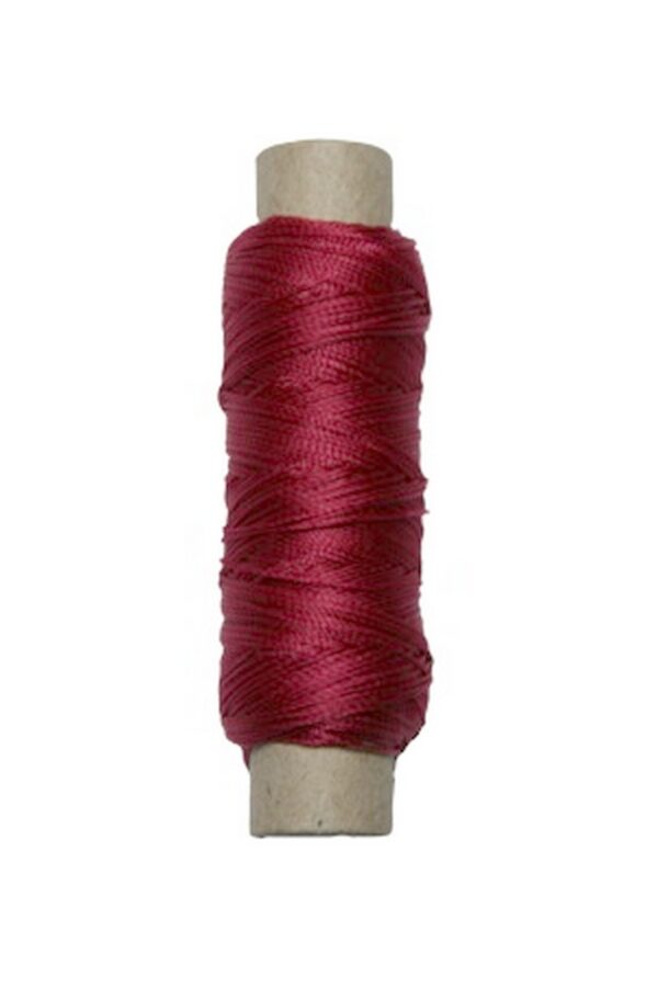 Sattlergarn Zwirn 14x2x3 Polyester 50 m bordeaux Ø 0,3mm (5153)