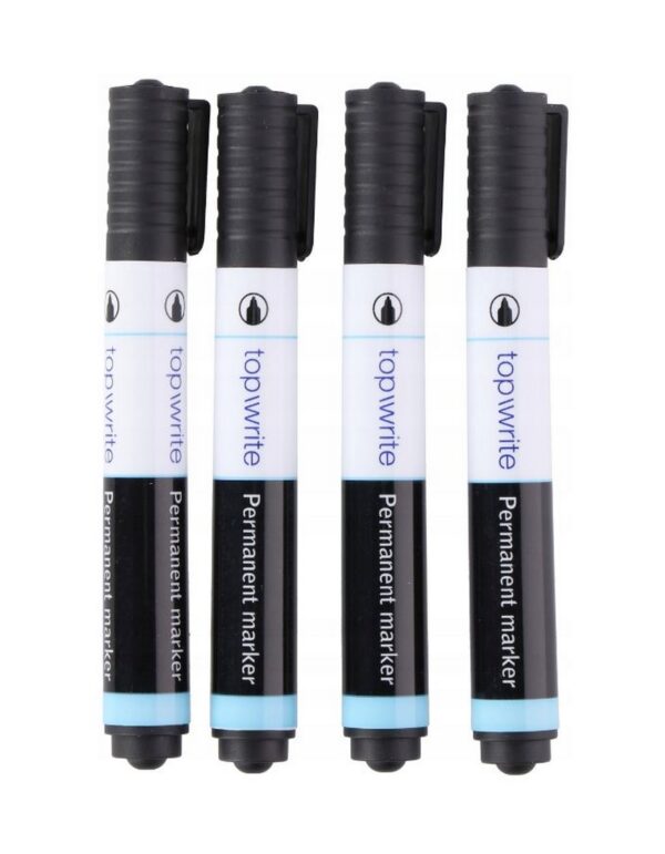 permanent-marker-wasserfest-3mm-schwarz-4-stuck-0340 Permanent-Marker wasserfest 3mm schwarz 4 Stück (0340)