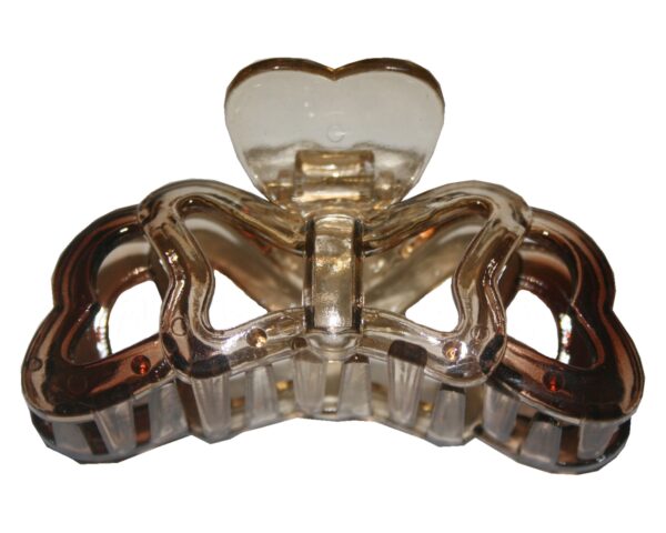 Haarklammer Haarspange Haarschmuck Klammer braun meliert (0008)