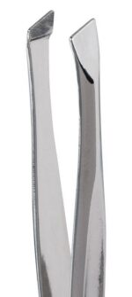 Pinzette Edelstahl 9 cm schräge Spitze (9685)