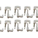 Nagelschelle Kabelschelle 8 mm weiß 20 Stück (3407)