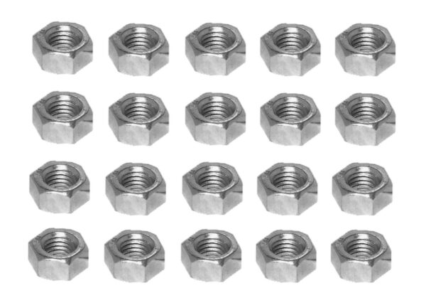 Sechskantmutter M7 Stahl verzinkt DIN 934-8 20 Stück (0390)