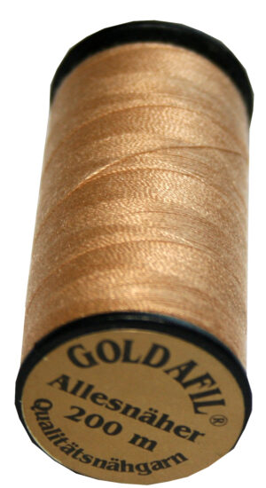 Nähmaschinen Nähgarn Polyester 40/2 beige braun 200 m (1036)