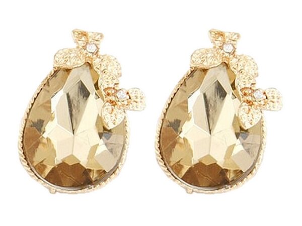 ohrring-ohrstecker-oval-braun-gold-0013 Ohrring Ohrstecker oval braun gold (0013)