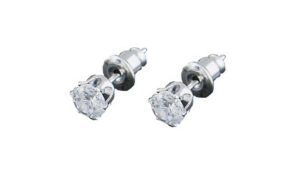 Ohrstecker Zirkon silber 5mm (0014)