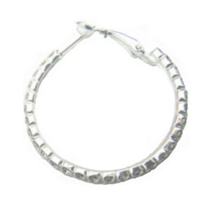 Ohrring Ohrhänger Creole silber 40mm (0016)