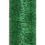 Metallic Stickgarn METALUX Beilauffaden 60 m grün (0316)