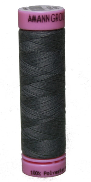 Zwirn 100 % Polyester ASPO PES 120 Amann grau aschfarbig 100 m (0332)