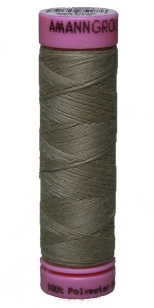 Zwirn 100 % Polyester ASPO PES 120 Amann silberbraun 100 m (0372)