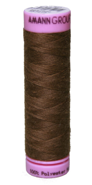 Zwirn 100 % Polyester ASPO PES 120 Amann braun zimt 100 m (1223)