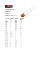 Keramikkondensator Keramik Kondensator 1pF 50V 10 Stück (10001)