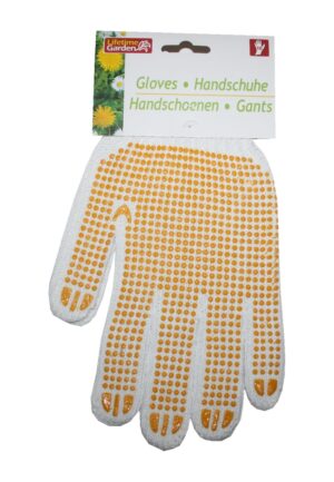 Gartenhandschuhe mit Noppen Handschuhe Gr.8 gelb (0200)