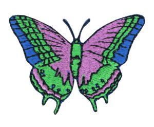 Aufnäher Bügelbild Aufbügler Schmetterling 54x42mm (1018)