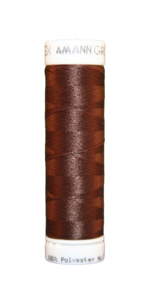 Elastischer Zwirn Polyester ASPOTEX 120 Amann 100m braun (0264)