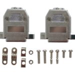 D-Sub Steckergehäuse Gehäuseschalen 15 polig silber (0326)