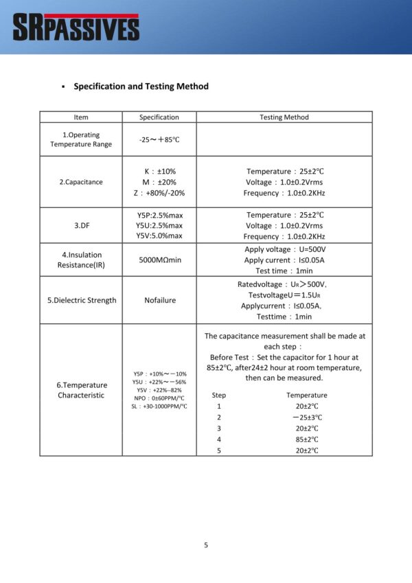 Keramikkondensator Keramik Kondensator 56pF 1000V 5 Stück (30013)