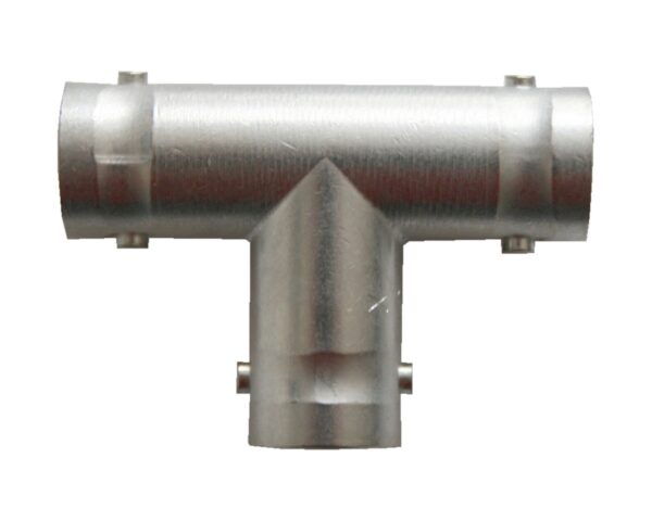 bnc-stecker-t-kupplung-adapter-silber-0239 BNC-Stecker T-Kupplung Adapter silber (0239)