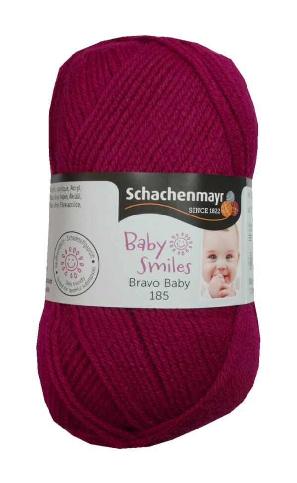 strickgarn-garn-bravo-baby-50g-185m-pinkrot-1032 Strickgarn Garn Bravo Baby 50g 185m pinkrot (1032)