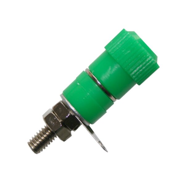 Laborbuchse Bananenbuchse Buchse 4mm Einbau grün (0277)