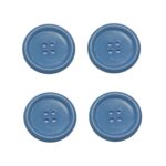 Knopf Knöpfe 25mm 4 loch blau 4 Stück (0244)