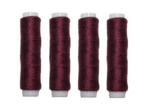 Nähmaschinen Nähgarn 200 m 4 x 50m Polyester boudeaux weinrot (1071)