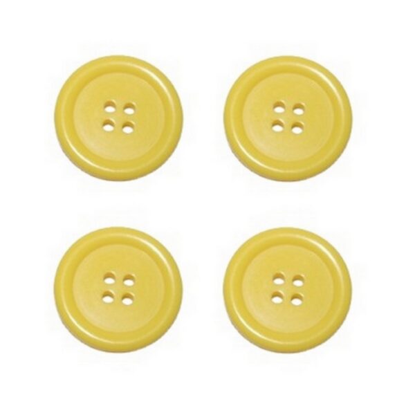 premium-knopf-knopfe-30mm-4-loch-golden-kiwi-gelb-4-stuck-0301 Premium Knopf Knöpfe 30mm 4 loch Golden Kiwi Gelb 4 Stück (0301)